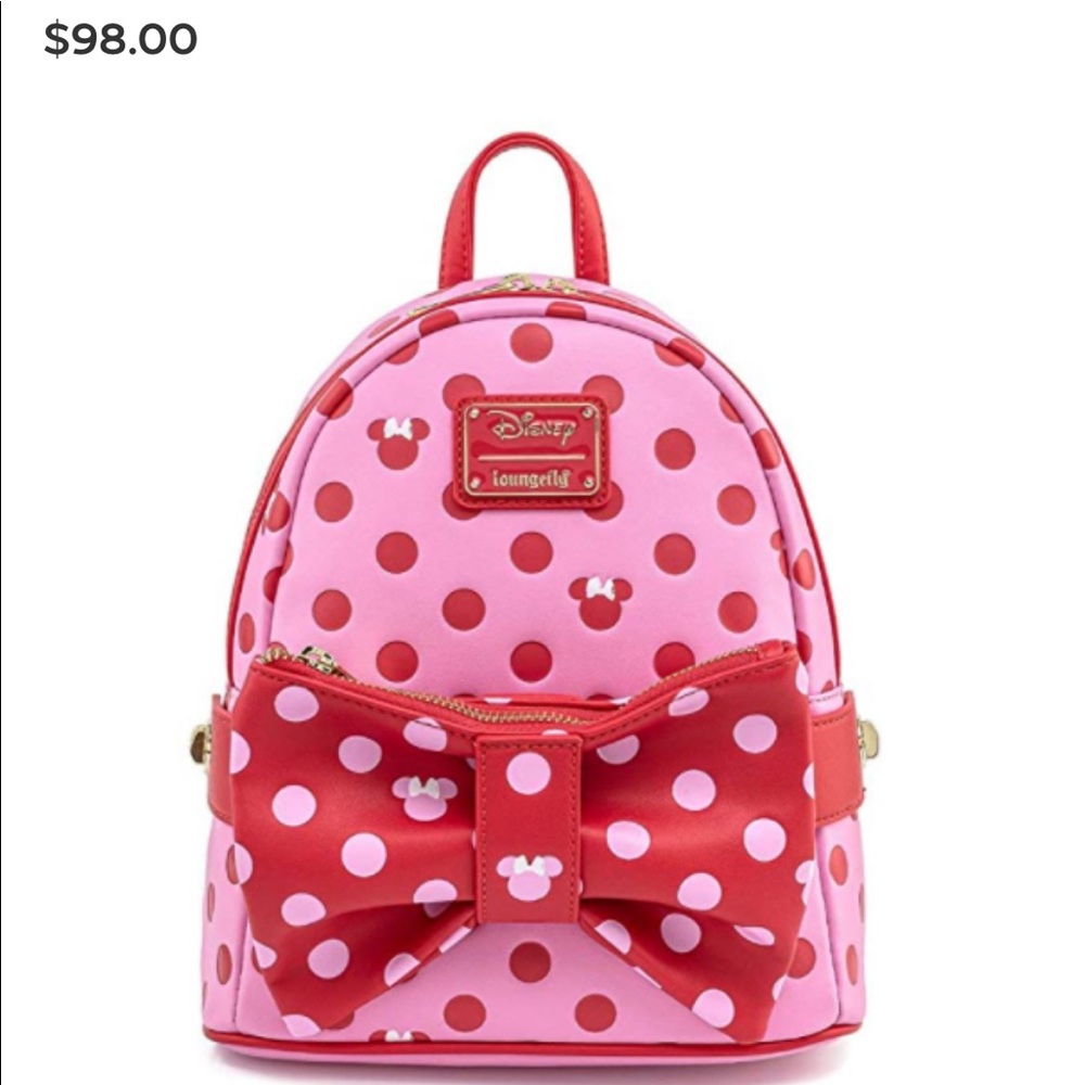 Minnie Mouse Pink Bow Backpack & Fanny Pack Combo